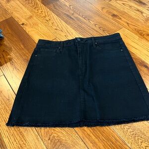 Just Black Denim Skirt LG